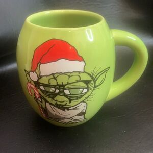 YODA A Merry Christmas May You Have Star Wars Holiday Green Red Coffee Mug